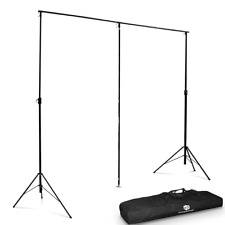6 x 3m Starcloth or Drape Stand in Black and Canvas Storage Transport Case