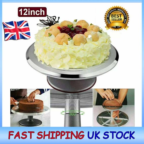 Cake turntable aluminum - cake, 12''