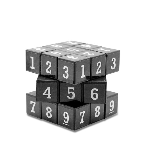 Magic sudoku puzzle cube - magic, game