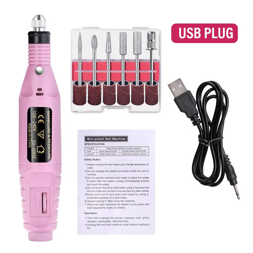 Electric nail drill - drill, machine