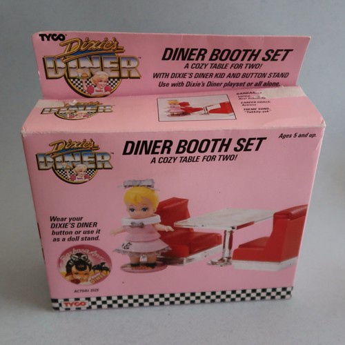Vtg tyco dixie diner booth - tyco, dixie's