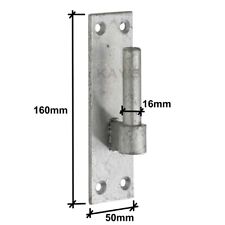 Hook On Rectangular Gate Hinge Plates For Hook & Band Galvanised 12mm 16mm 19mm