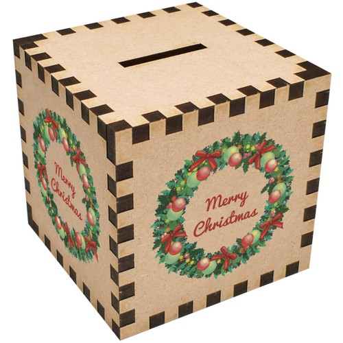 Merry christmas wreath money - 'merry, wreath'