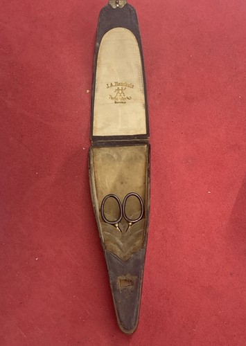 Vtg antique henckels gold - antique, j.a.