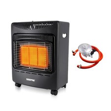 Gas Heater Portable Indoor Heater 4.2KW Butane Gas Space Heater Regulator & Hose