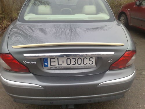 Boot spoiler for jaguar - boot,