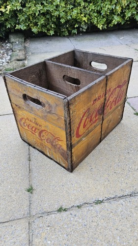 Coke cola crate solid - cola, wood