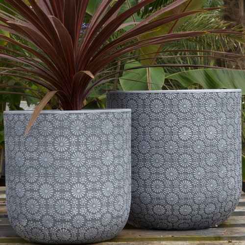 25cm flower planter - 25cm, round
