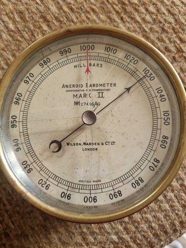 Aneroid barometer mark by - aneroid,