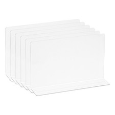 6Pcs L Type Shelf Dividers PVC