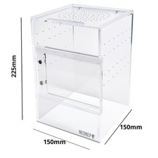 150x150x225mm Premium Acrylic Invert Mantis Tarantula Arboreal Display NEOREP