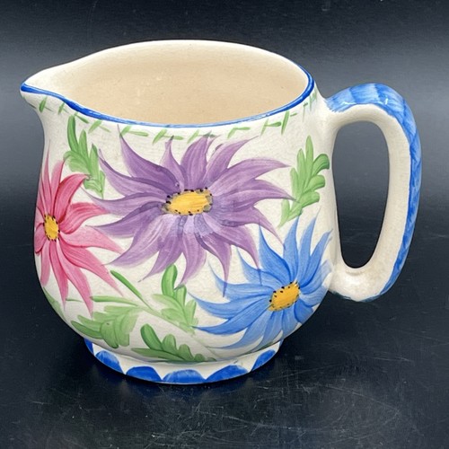 Vintage hand painted pint - hand, 3/4