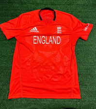 England Cricket 2016 Adidas T20 World Cup T-Shirt | Mens Adult Medium Jersey