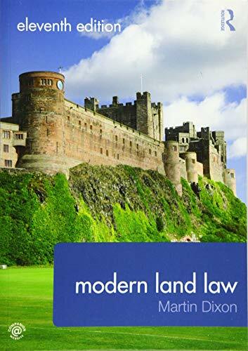Modern land law - law-martin, dixon