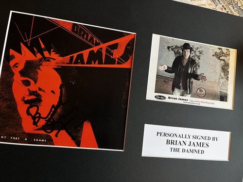 The damned signed promo - the,