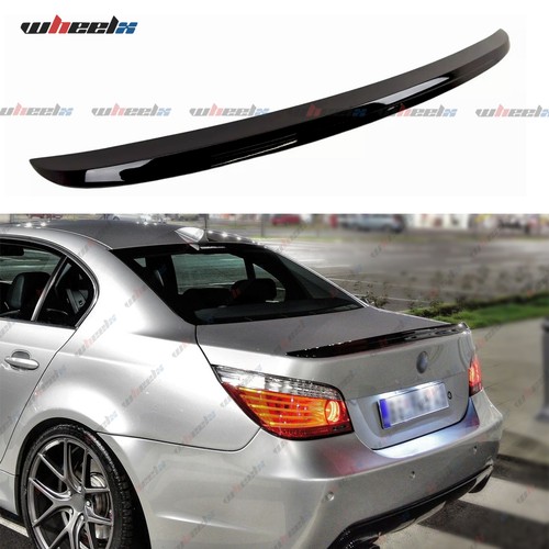Gloss black rear boot trunk - black,