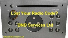 Vauxhall Radio Code Decode Unlock Codelocked CDR 2005 (E) Siemens VDO Delco