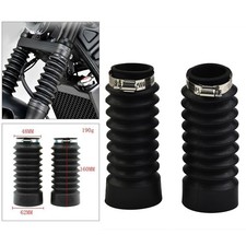 2*Rubber Front Fork Shock Gaiter Boots Absorber Dust Cover For Motorcycle Parts