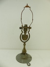 (ref1) Antique Brass Gimble Ships Lamp
