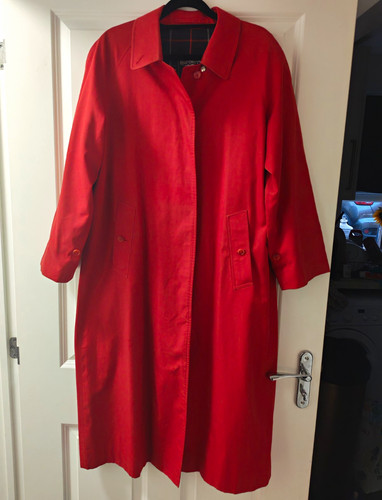 Vintage burberrys red trench - burberrys,