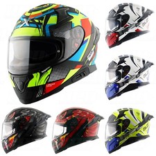 Karting Crash Helmet Full Face Free Anti-Fog Pinlock + Smoke Visor ECE2206 DOT