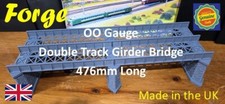 OO Gauge Double Track Iron Girder Bridge Model Railway Train Layout 1:76 Scale