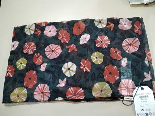 New seasalt circle scarf - new, dark