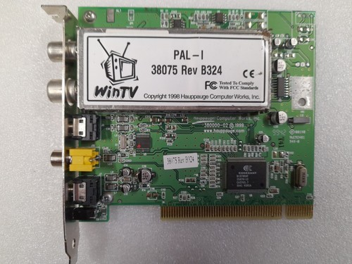 Hauppauge wintv pci tuner - tv,