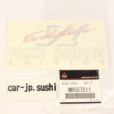 MITSUBISHI Genuine EVO VI Rear "TOMMI MAKINEN EDITION" Decal 6.5 MR557511 OEM