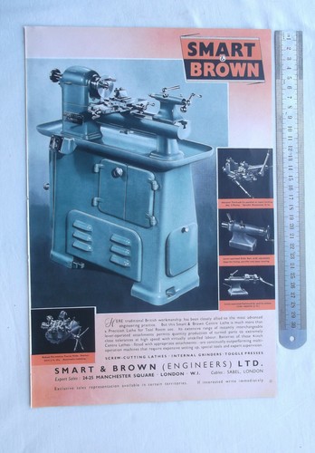 Smart brown centre lathe - &,