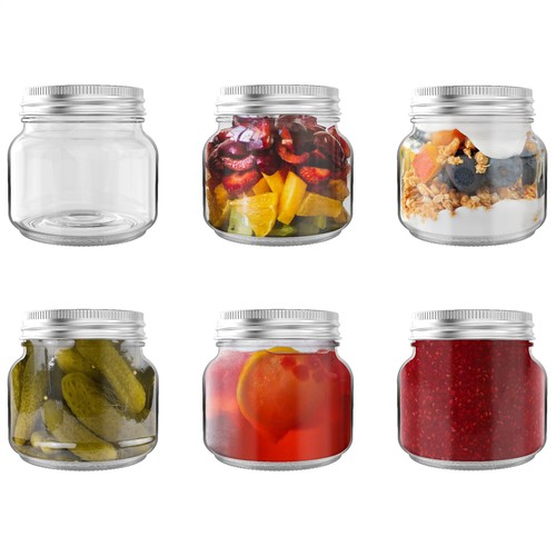 Heftman glass mason jars with - heftman,