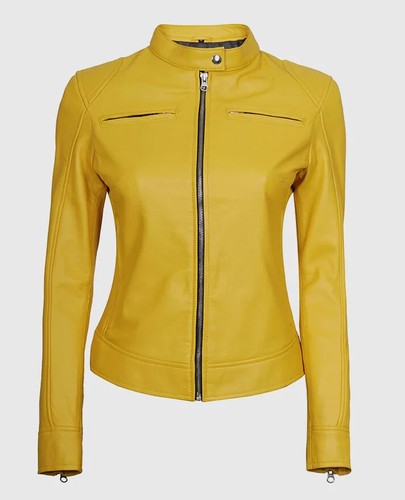 Women yellow cafe racer - yellow,