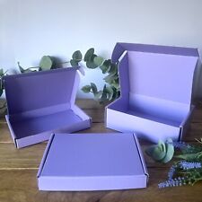 Purple Royal Mail C6 A6 Large Letter PIP Box Postal Display Boxes Flat Eco Card