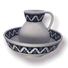 Antique Jug & Bowl set - Thomas C Brown - Westhead & Moore & Co, Circa 1873