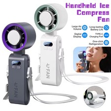 Handheld Turbo Fan with Ice