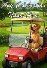 nai191 Golf Buggy Labrador