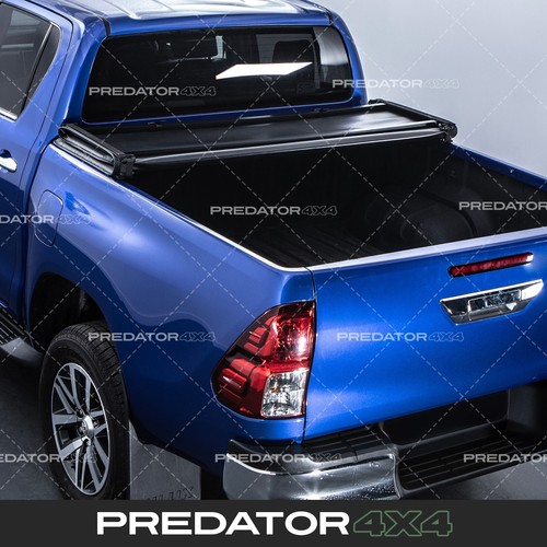 Tonneau cover black fold - 3,