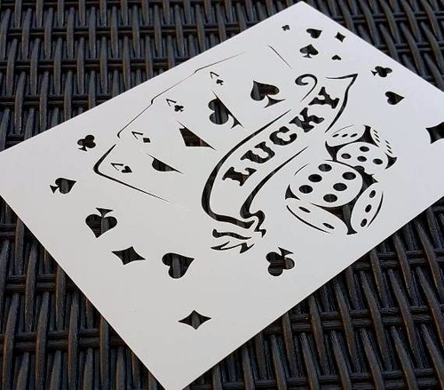 Gambling lucky dice play - dice, cards