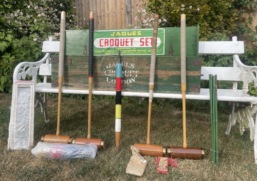 Croquet set jaques brass - jaques,