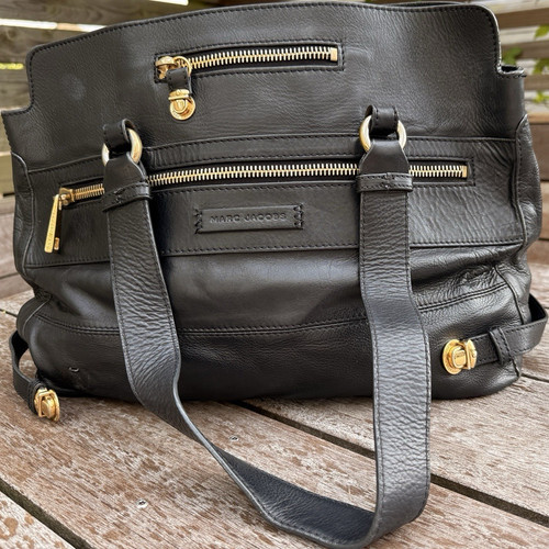 Marc jacobs black leather - marc,