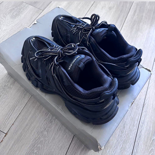 Balenciaga track black - black, low