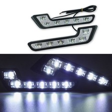 White 6LED Car Front Grille