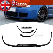 GLOSSY BLACK FRONT BUMPER LIP