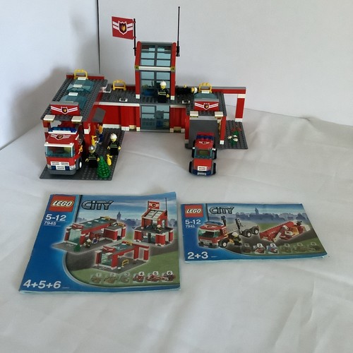Lego city 7945 fire station - city,