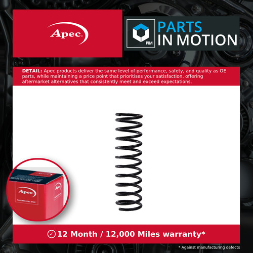 Coil spring rear - acs2250, apec