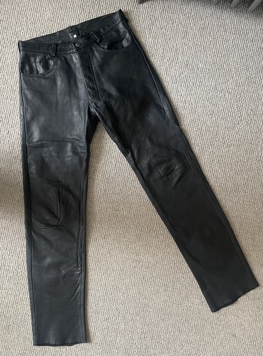 Soft black real - , leather