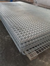 Stainless Steel Wire Mesh Panels 2 Pk - 8'x4' x 1" Holes 10g-3mm SSP841110/SS304
