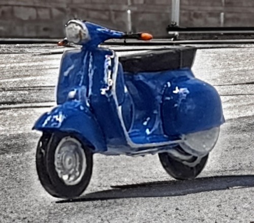 Td63 vespa scooters - (x3), 3d