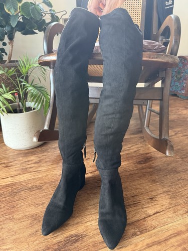 Mango suede over the knee - mango, over-the-knee