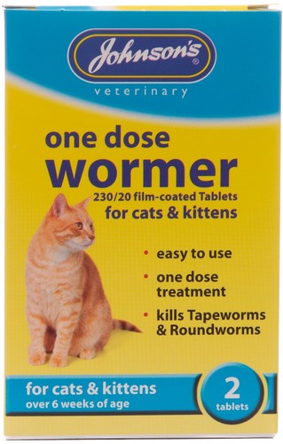 Johnsons cat wormer one - johnsons,